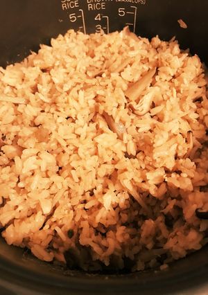 貝のオイスターソース炊き込みご飯-レシピのメイン写真