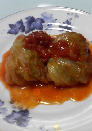 洋と中の融合☆ロールキャベツ☆トマト煮-レシピのメイン写真