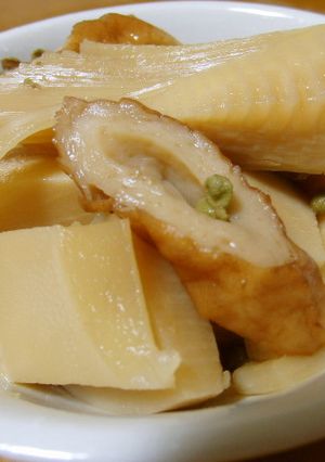 筍・ちくわ煮　粒山椒を効かせて-レシピのメイン写真