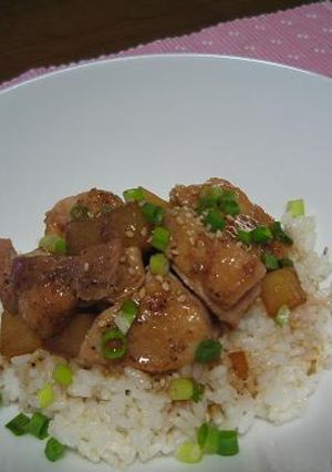 チキンさっぱり丼-レシピのメイン写真