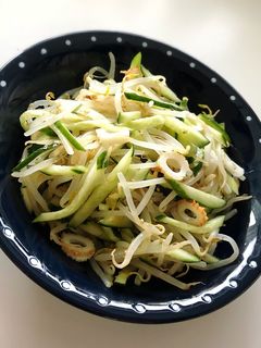 簡単一品!もやしときゅうりの和え物ナムル-レシピのメイン写真