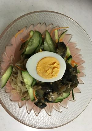 たっぷり麻婆茄子辛冷麺-レシピのメイン写真