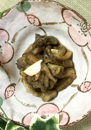 茄子のニンニク醤油和え おつまみに!-レシピのメイン写真