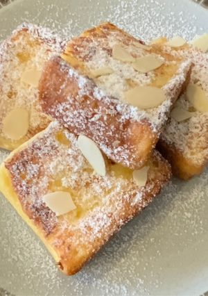 カフェ気分を味う☕️ふわふわフレンチトースト🍞🎵-レシピのメイン写真