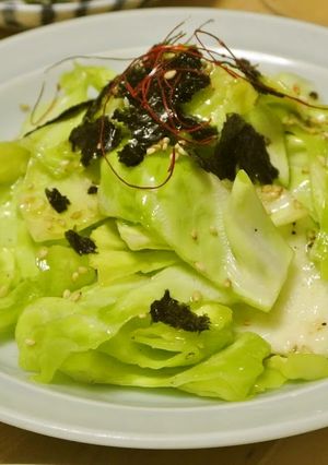 やみつき！居酒屋風塩キャベツ-レシピのメイン写真