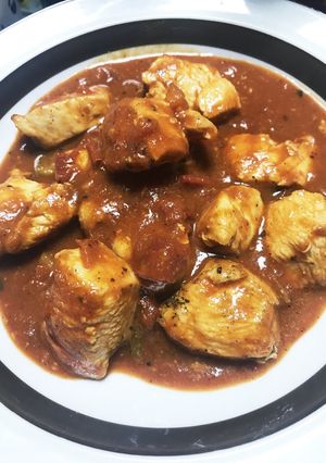簡単鶏胸肉のトマト煮込み-レシピのメイン写真