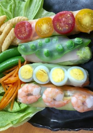 えびせん入りの生春巻き！森之翼-レシピのメイン写真