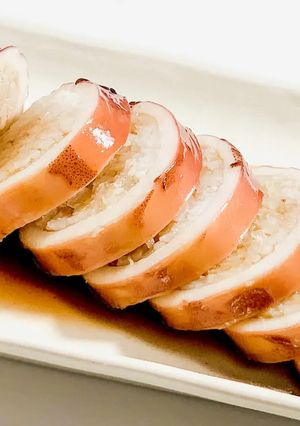 65℃イカ飯：旨味しみ込む！硬くならない-レシピのメイン写真