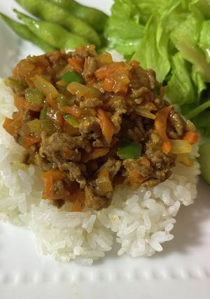 豚挽肉(合挽肉)で簡単★旨旨ドライカレー-レシピのメイン写真