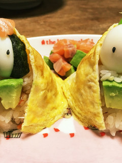 子どもと作ろう!おひなさま寿司-レシピのメイン写真