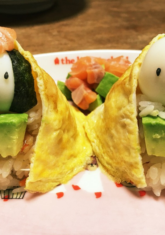 子どもと作ろう！おひなさま寿司-レシピのメイン写真