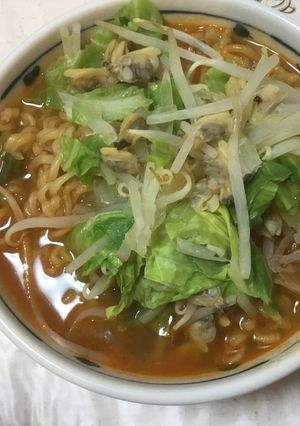 シーフードでヘルシーに辛ラーメン-レシピのメイン写真