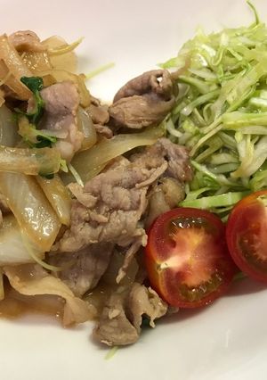 豚の塩ダレ炒め〜無限キャベツ添え〜-レシピのメイン写真