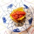 蒸かしたじゃがいもの塩辛のせ
