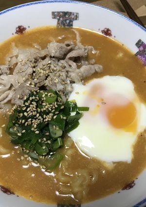 胡麻香る トロトロ辛ラーメン-レシピのメイン写真
