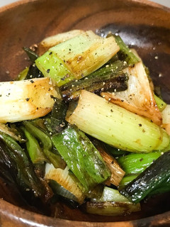簡単!おつまみ焼きネギ☆-レシピのメイン写真