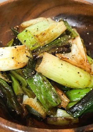 簡単!おつまみ焼きネギ☆-レシピのメイン写真