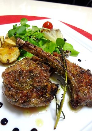簡単！ラムチャップの香草パン粉焼き-レシピのメイン写真
