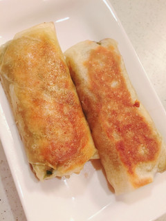 簡単!わが家の揚げない焼き春巻き!-レシピのメイン写真