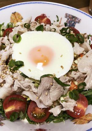 お豆腐クリーム　ひんやりサラダラーメン-レシピのメイン写真
