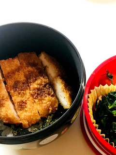 乗せるだけ。海苔カツ丼弁当-レシピのメイン写真