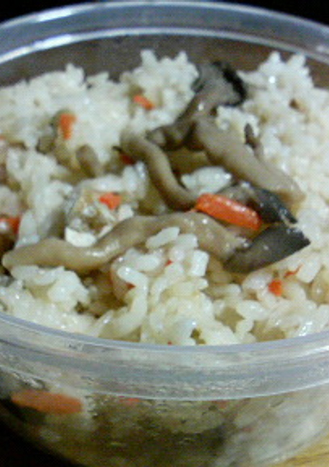 分かりやすい分量！しめじの炊き込みご飯♪-レシピのメイン写真