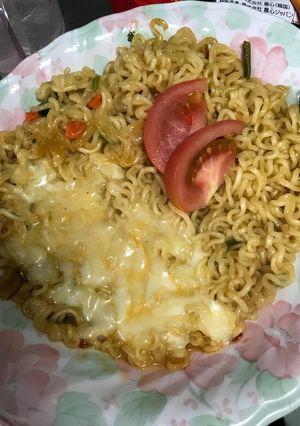 チーズが絡む汁なし辛ラーメン-レシピのメイン写真