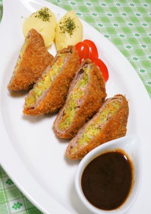 キャベツの肉巻きかつ-レシピのメイン写真