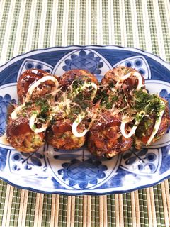 たこ焼き器でミニ豚玉お好み焼き-レシピのメイン写真