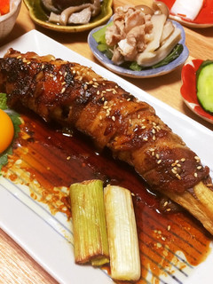 丸ごと長なすの豚バラ巻き❀茄子の肉巻き-レシピのメイン写真