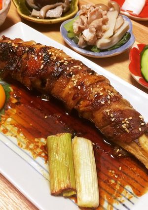 丸ごと長なすの豚バラ巻き❀茄子の肉巻き-レシピのメイン写真