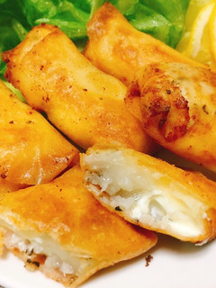 もっチーズとろろ(アレンジ春巻き)-レシピのメイン写真