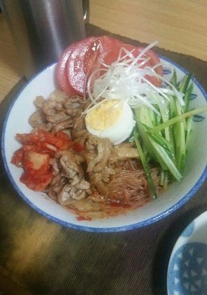 ふるる冷麺 ビビン麺♪-レシピのメイン写真