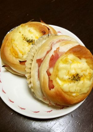 ハム＆たまごのロールパン-レシピのメイン写真