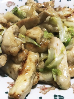 鶏胸肉とキャベツの炒め物-レシピのメイン写真