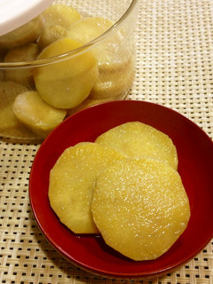 レンジで簡単♪さつまいものハチミツ煮-レシピのメイン写真