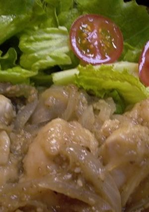 ゴマとニンニクのしっとりさっぱり煮-レシピのメイン写真