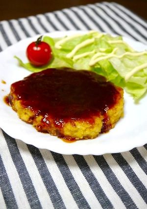 ダイエット！肉なし豆腐ハンバーグ-レシピのメイン写真