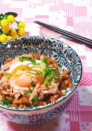 酸っぱ辛い☆納豆ツナのサンラータン丼☆-レシピのメイン写真