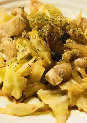 野菜炒め☆鶏肉とキャベツのソース炒め-レシピのメイン写真