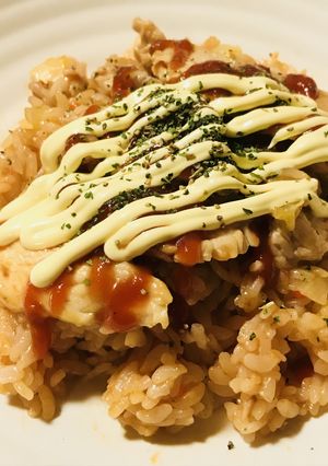 イタメシ☆鶏肉のマヨかけケチャップライス-レシピのメイン写真