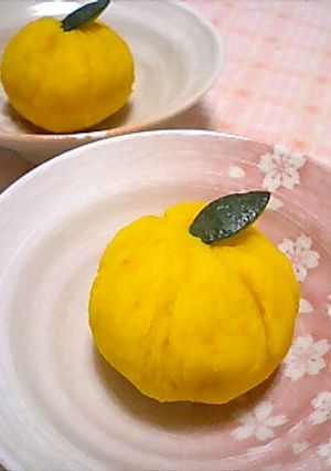 ☆かぼちゃの茶巾絞り☆-レシピのメイン写真