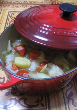 ルクルーゼで簡単！お野菜たっぷりスープ♡-レシピのメイン写真