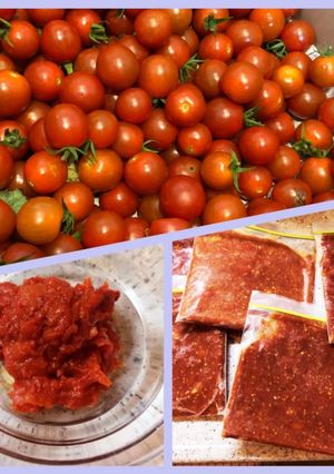 完熟トマトorミニトマトでトマトペースト-レシピのメイン写真