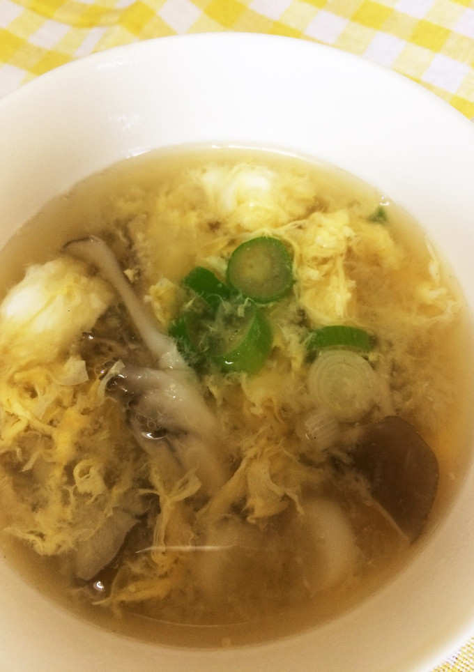 舞茸と卵の味噌汁-レシピのメイン写真