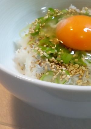 ねぎごましらす丼-レシピのメイン写真