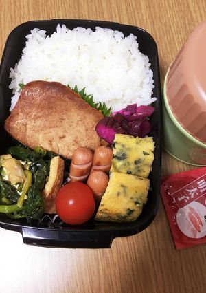 2018／4／17お弁当-レシピのメイン写真