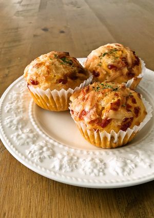 野菜ジュースIN☆おかずマフィン-レシピのメイン写真