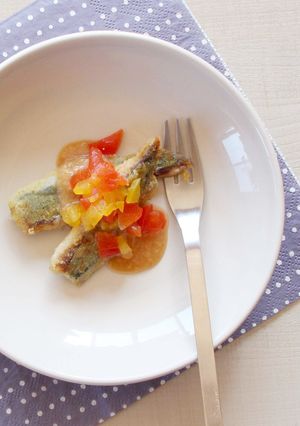 【離乳食完了期】魚の黒酢カレー南蛮-レシピのメイン写真