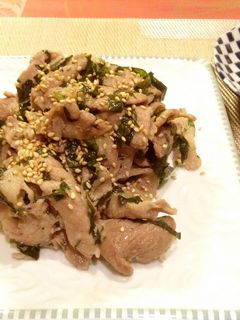 豚肉とシソの塩麹炒め-レシピのメイン写真